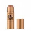 Rimmel London Multi Tasker, Stick bronzer sculptant et contour, tient toute la journée, fini frais, maquillage vegan, 4,5 g 0