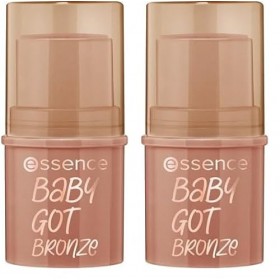 Essence - Bronzer en Stick Baby Got Bronze - 10 Cinnamon Spice Lot de 2 