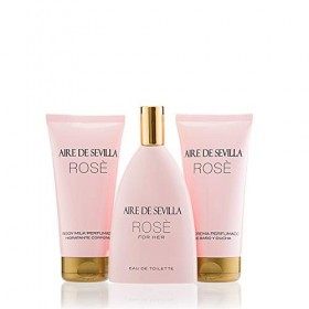 AIRE DE SEVILLA Rose Set Eau de Toilette 150 ml + Gel Douche 150 ml + B/C 150 ml