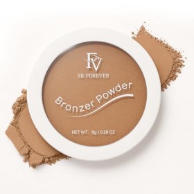 FV Poudre Bronzante Longue Durée, Imperméable Texture Légère, Naturelle Fini Radiant Peaux Bronzeur Crème Deep Bronzer, 8g 