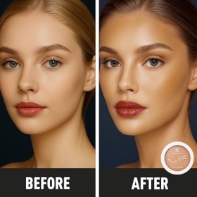 FV Poudre Bronzante Longue Durée, Imperméable Texture Légère, Naturelle Fini Radiant Peaux Bronzeur Crème Deep Bronzer, 8g 