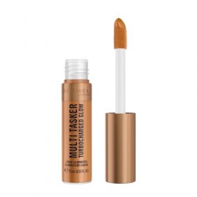 Rimmel Multi Tasker Turbocharged Glow, highlighter visage liquide, pigments nacrés réflecteurs de lumière, Éclat radieux et l