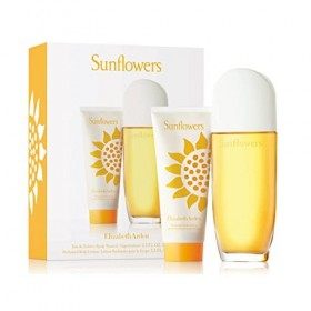 Elizabeth Arden Sunflowers – Coffret Eau de Toilette & Lotion Parfumée Corps – Senteur Florale & Fruitée – 100 ml