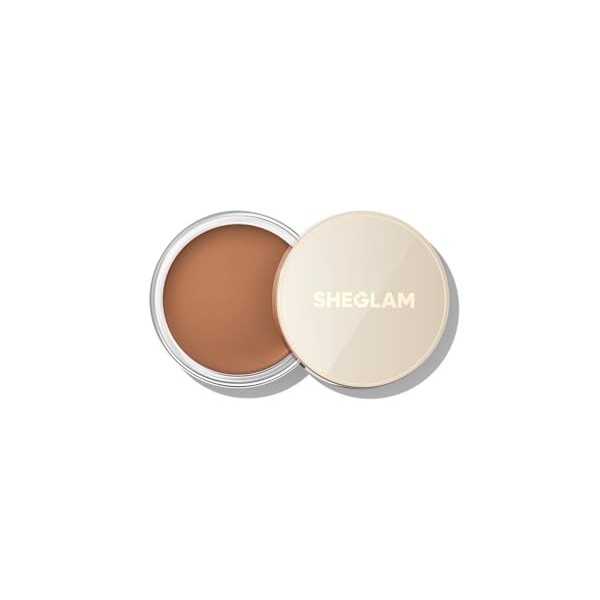 SHEGLAM Silk Haze Crème bronzante à mélanger avec une formule légère – Maquillage pour le visage personnalisable pour une lue