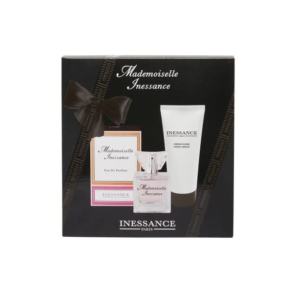 Corine de Farme - Coffret Mademoiselle Inessance - Coffret Cadeau pour Femme - Eau de Parfum 50 ml et Crème Mains 100 ml - Pa