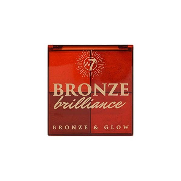 W7 Bronze Brilliance Bronze & Glow Bronzing Powder - Medium/Dark