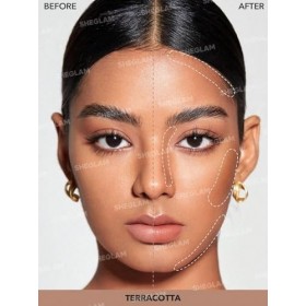 SHEGLAM Snatch n Define Crème contour Stick longue durée hautement pigmentée anti-transpiration pour le visage – Terre cuit