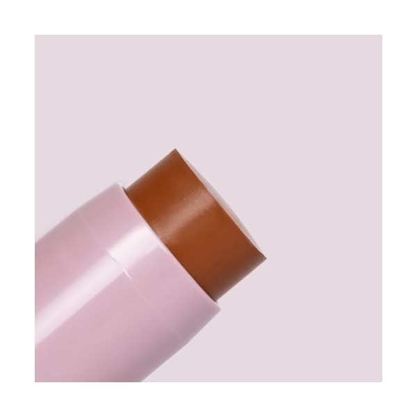 Neve Cosmetics Bronzer en bâton brun caramel fini mat velouté avec éponge intégrée pratique Star System | "Savannah"