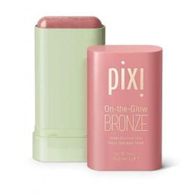 Pixi Beauty On-the-Glow Bronze | Teinte: WarmGlow | Stick Bronzant Hydratant pour Joues et Lèvres | Multistick au Ginseng, Al