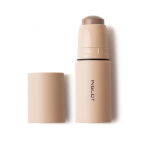 Inglot Stick Bronzer Crémeux | Contouring Naturel et Application Facile | Effet Longue Durée | Formule Hydratante pour Sculpt
