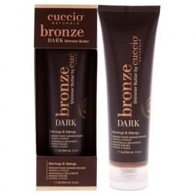 Cuccio Bronze Dark Shimmer Beurre Moringa/Mangue pour Femme Poudre Bronzante 4 oz