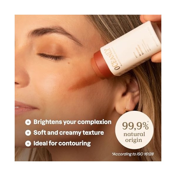 ATTITUDE Oceanly Bronzeur, EWG Verified, Phtyoglycogène Hydratant, Ingrédients dOrigine Naturelle, Maquillage Végane, Coffee