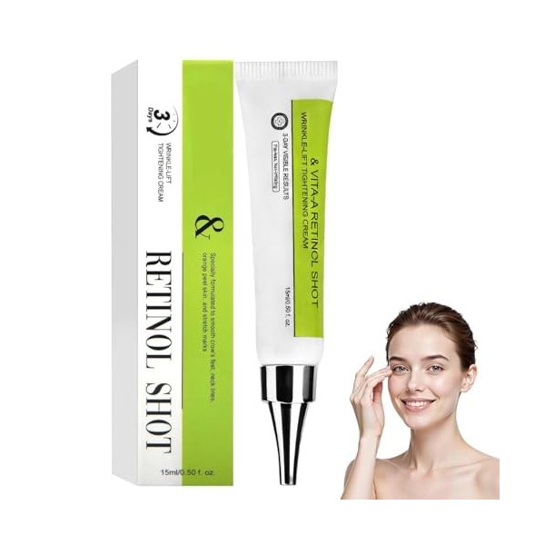Retinol Tightening Booster, Retinal Serum Visage, Retinal Mild Facial Care Fluid, Sérum Anti-âge Réduisant Rides et Ridules,