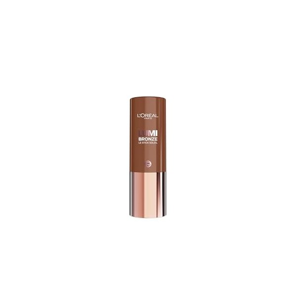 LOréal Paris - Le Stick Soleil - Stick Bronzant Contouring - Teint Hâlé Éclatant - Texture Crémeuse Fondante - Fini Poudré -