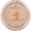essence soft TOUCH BOUNCY GLOW 30 glazing gleam, enlumineur cream-to-powder, beige chaud, fini brillant, parfum vanille, text