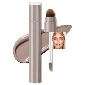 Jutqut Bronzer liquide & Contour, durable et hautement pigmenté, finition mate, facile à estomper, texture douce pour un maqu