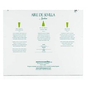 AIRE DE SEVILLA Agua Fresca de Azahar Crème Hydratant Corporelle/Eau de Toilette/Gel Douche 150 ml 3 Pièces