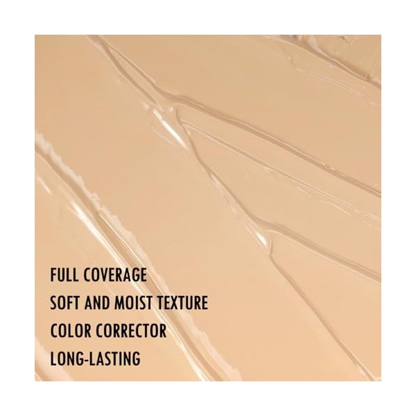 Concealer Anti-Cernes Éclaircissant - Correcteur de Couleur Longue Durée Hydratant, Convient à Tous les Types de Peau 03 Medi