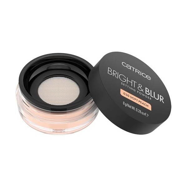 Catrice Cosmetics Bright et Blur Setting Powder poudre fixatrice, polissant, resserrement des pores, fixant, luminescent, tra