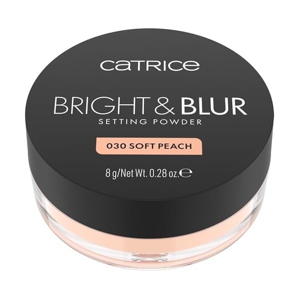 Catrice Cosmetics Bright et Blur Setting Powder poudre fixatrice, polissant, resserrement des pores, fixant, luminescent, tra