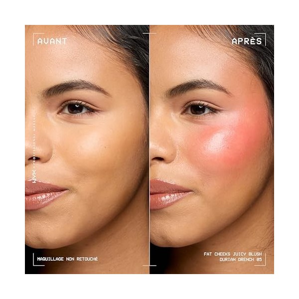 NYX Professional Makeup - Blush Liquide Illuminateur - Joues Pulpeuses et Colorées - Formule Vegan - 24H dHydratation - 12H 