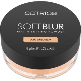 Catrice Soft Blur Matte Setting Powder 030 Medium, fini mat, poudre respirante, longue tenue, pour fixer le maquillage, formu
