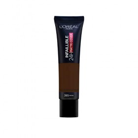 LOréal Paris Infaillible Fond de teint couvrant 24H Matte 385 Cacao