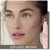 Erinde Liquid Freckle Pen Maquillage faux freckles, look naturel, maquillage du visage kawaii imperméable, longlasting , marr