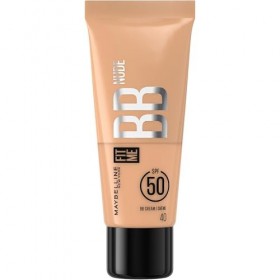 Maybelline New York - BB Crème Nude avec SPF50 - Unifie le Teint, Protège et Hydrate la Peau pendant 24H - Effet Naturel et L