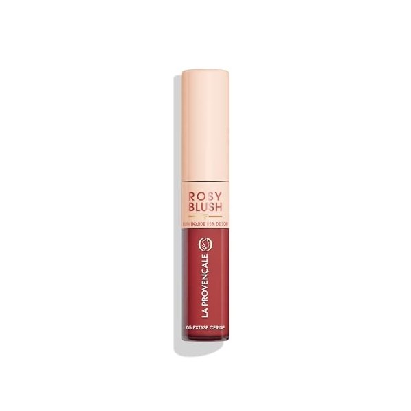 La Provençale Bio - Rosy Blush - Blush Liquide Hydratant Longue Tenue - Enrichi en Vitamine E - Teint Frais & Lumineux - Tein