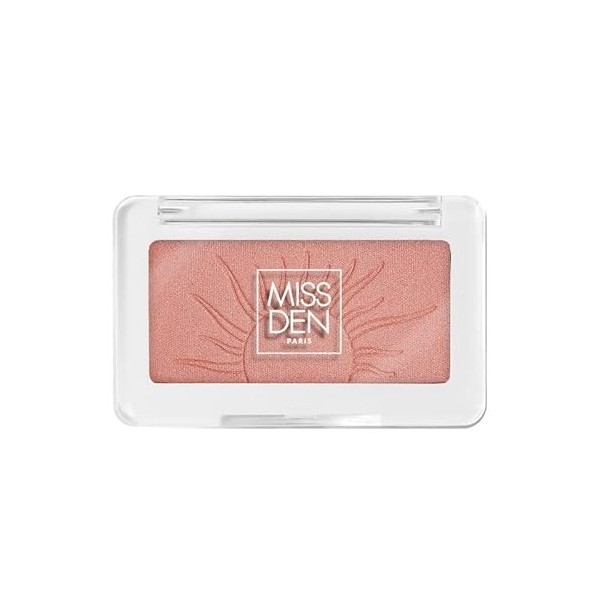 MISS DEN - Blush Lumière - 2-en-1 Blush & Illuminateur - Effet Coup dEclat - Teinte 648 Lovely Rose