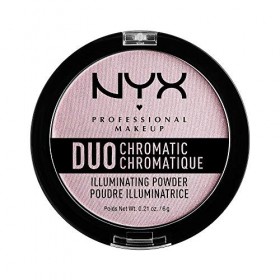 NYX Professional Makeup Enlumineur - Poudre illuminatrice Duo Chromatic - Lavender Steel
