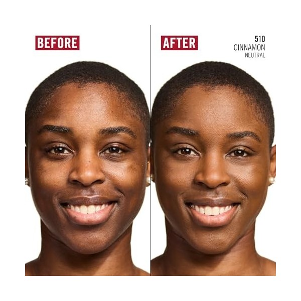 Rimmel London Kind & Free BLUR IT OUT Teint Matifiant,510 Warm Cinnamon, Contrôle de la brillance toute la journée, Maquillag