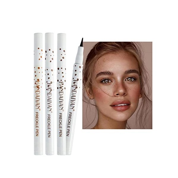 Stylo à taches de rousseur, stylo effronté étanche, faux naturel réaliste, durable, imperméable, outil de maquillage léger 0