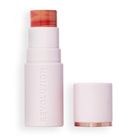 Revolution Skin Silk Blush Stick - Couleur modulable pour joues, yeux et lèvres - Formule crème à poudre - Vegan & Cruelty-Fr