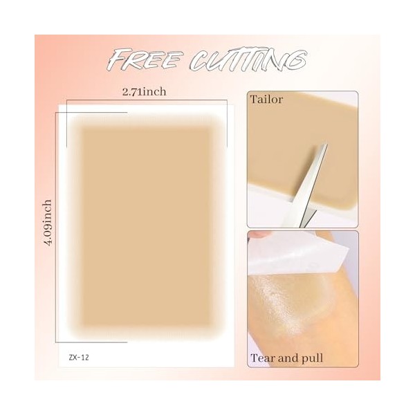 Prreal 8 pièces Patch de couverture de tatouage, aspect naturel, couvre les tatouages et les cicatrices, patch de tatouage, i