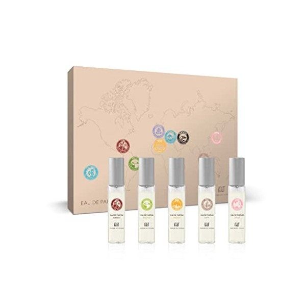 Fiilit Parfum Du Voyage, Coffret Découverte eaux de parfum - 5 * 11 mL