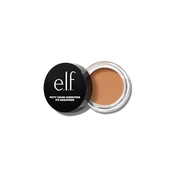 e.l.f. Mastic éclaircissant correcteur de couleur pour les yeux, éclaircissant sous les yeux et apprêt pour réduire lapparen