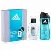 ADIDAS COFFRET ICE DIVE 2 PRODUITS EDT 100ML + GEL DOUCHE 250 ML