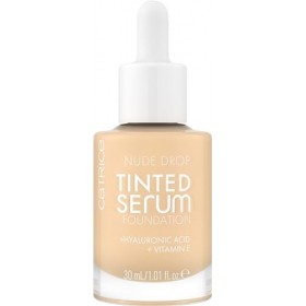 Catrice Cosmetics Nude Drop Tinted Serum Foundation fond de teint sérum, longue durée, matifiant, protecteur, naturel, mat 3