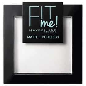 Maybelline New-York - Poudre Compacte Fit Me Matte & Poreless - Peaux normales à grasses - 90 Teinte Universelle - 9 g - Lot 