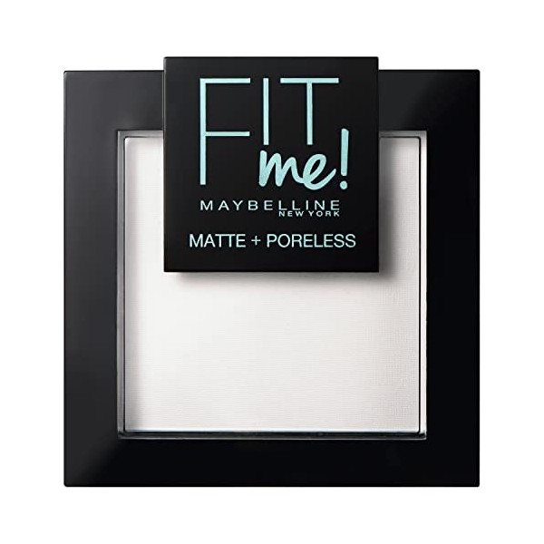 Maybelline New-York - Poudre Compacte Fit Me Matte & Poreless - Peaux normales à grasses - 90 Teinte Universelle - 9 g - Lot 