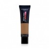 LOreal Paris Cover Fond de teint liquide, avec 4 % de niacinamide, longue durée, finition naturelle, disponible en 20 teinte