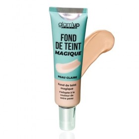 GlamUp Paris - Fond de Teint Magique - Perfecteur de Teint - S’adapte à la Couleur de votre Peau - 20 ml - N°1 Nude