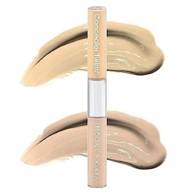 Physicians Formula Twins 2-in-1 Liquid Concealer, Correcteur de Couleur et Correcteur de Teint Clair en 1 Concealer, Résistan