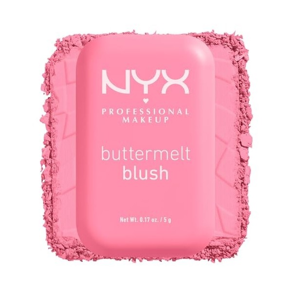 NYX PROFESSIONAL MAKEUP - Blush en Poudre, enrichi en beurre de mangue, beurre damande & beure de karité - Texture Fondante