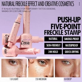 Tache de Rousseur, ELALRAU Freckles Pen, Longue tenue, résistant à leau, ne coule pas, ne déteint pas, maquillage naturel et