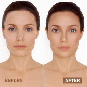 FV Stick de Contour Liquide - Pigmenté et Facile à Fondre, Formule Hydratante, Bronzer Crème pour un Sculpting Visage Naturel