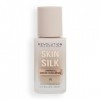 Makeup Revolution, Skin Silk Serum Foundation, Light to Medium Coverage, Contains Hyaluronic Acid, F5, 23ml