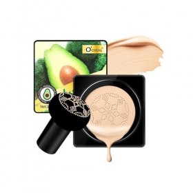 OCHEAL Champignon Head Coussin dair BB Crème Fond de teint Crème pour le maquillage du visage Coussin correcteur pour le vi